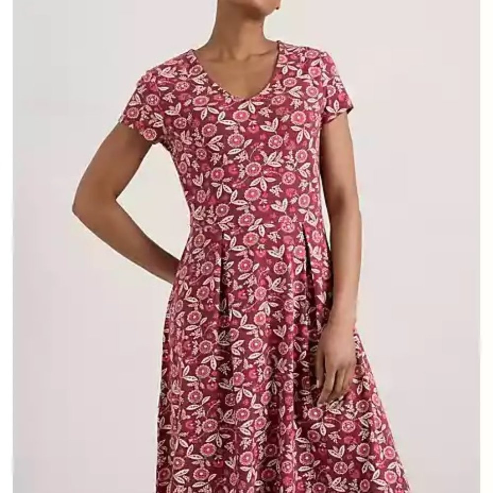 Sea Salt Pier View Jersey Dress - Picture 3 of 3